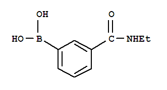 Structure of 3-(N-ETHYLAMINOCARBONYL)BENZENEBORONIC ACID
