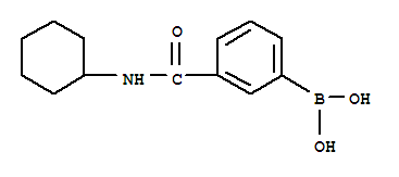 Structure of 3-(CYCLOHEXYLAMINOCARBONYL)PHENYLBORONIC ACID