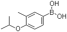 Structure of 4-ISOPROPOXY-3-METHYLPHENYLBORONIC ACID