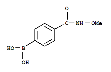Structure of [4-(methoxycarbamoyl)phenyl]boronic acid