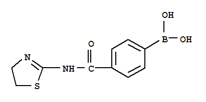 Structure of N-(THIAZOLINE-2-YL) 4-BORONOBENZAMIDE