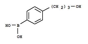4-(3-羟基丙基)苯基硼酸结构式