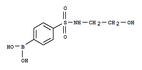 Structure of 4-(2-HYDROXYETHYLSULFAMOYL)PHENYLBORONIC ACID