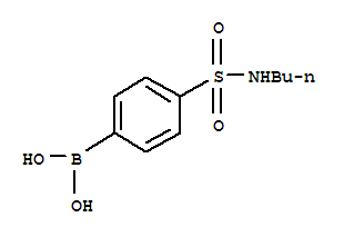 Structure of 4-(N-BUTYLSULPHONAMIDO)BENZENEBORONIC ACID