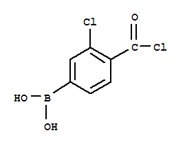 Structure of (3-CHLORO-4-CHLOROCARBONYL)BENZENEBORONIC ANHYDRIDE