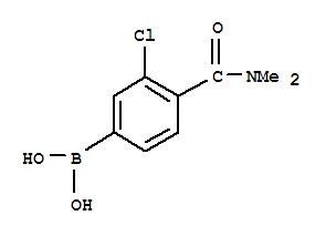 Structure of 3-CHLORO-4-(N,N-DIMETHYLCARBAMOYL)BENZENEBORONIC ACID