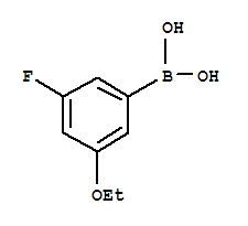 Structure of 3-ETHOXY-5-FLUOROBENZENEBORONIC ACID