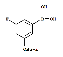Structure of 3-FLUORO-5-(ISOBUTOXY)BENZENEBORONIC ACID