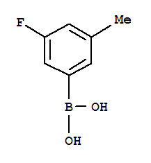 Structure of 3-FLUORO-5-METHYLBENZENEBORONIC ACID