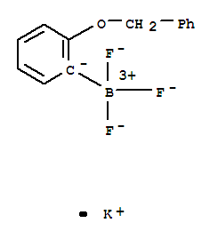 Structure of POTASSIUM (2-BENZYLOXYPHENYL)TRIFLUOROBORATE