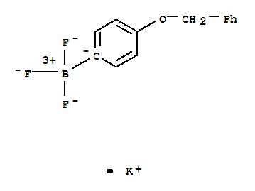 Structure of POTASSIUM (4-BENZYLOXYPHENYL)TRIFLUOROBORATE