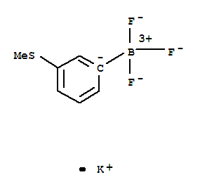 Structure of POTASSIUM (3-METHYLTHIOPHENYL)TRIFLUOROBORATE