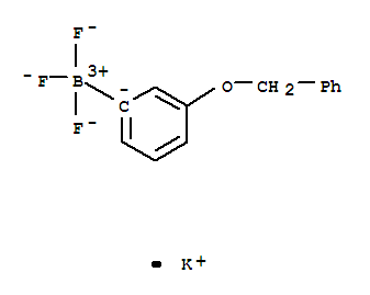 Structure of POTASSIUM (3-BENZYLOXYPHENYL)TRIFLUOROBORATE