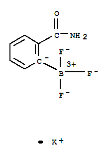 Structure of POTASSIUM (2-AMINOCARBONYLPHENYL)TRIFLUOROBORATE