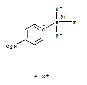 Structure of POTASSIUM (4-NITROPHENYL)TRIFLUOROBORATE