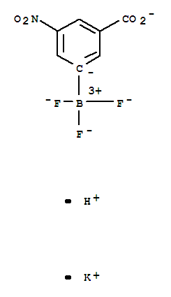 Structure of POTASSIUM (3-CARBOXY-5-NITROPHENYL)TRIFLUOROBORATE