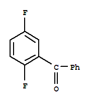 2,5-二氟苯甲酮结构式