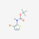 Structure of N-Boc-2-amino-3-bromothiophene