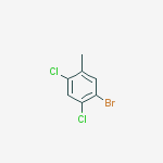 1-bromo-2,4-dichloro-5-methylbenzene结构式
