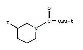 Structure of 1-BOC-3-IODO-PIPERIDINE