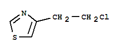 Structure of Thiazole,  4-(2-chloroethyl)-
