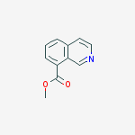 Structure of METHYL ISOQUINOLINE-8-CARBOXYLATE