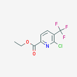 Structure of ethyl 6-chloro-5-(trifluoromethyl)picolinate