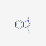 Structure of 3-iodo-1-methylindole