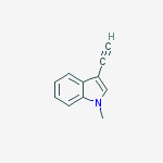 Structure of 3-ETHYNYL-1-METHYL-1H-INDOLE