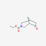 Structure of ETHYL 6-OXO-3-AZABICYCLO[3.2.1]OCTANE-3-CARBOXYLATE