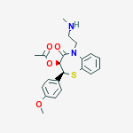 Structure of N-monodemethyldiltiazem