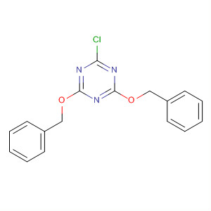 Structure of 1,3,5-Triazine, 2-chloro-4,6-bis(phenylmethoxy)-