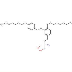 Structure of 1,3-Propanediol,2-amino-2-[2-[4-octyl-3-[2-(4-octylphenyl)ethyl]phenyl]ethyl]-
