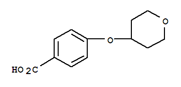 Structure of 4-(TETRAHYDROPYRAN-4-YLOXY)BENZOIC ACID