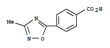 Structure of 4-(3-METHYL-1,2,4-OXADIAZOL-5-YL)BENZOIC ACID