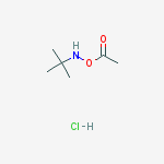 Structure of 1-[(tert-Butylamino)oxy]ethanone hydrochloride (1:1)