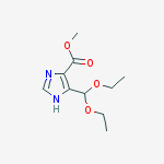 Structure of METHYL 5-DIETHOXYMETHYLIMIDAZOLE-4-CARBOXYLATE