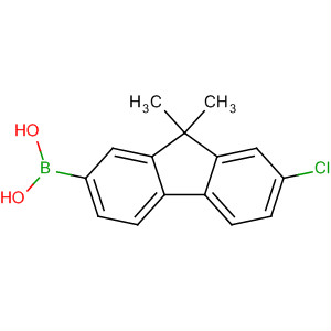 Structure of Boronic acid, (7-chloro-9,9-dimethyl-9H-fluoren-2-yl)-