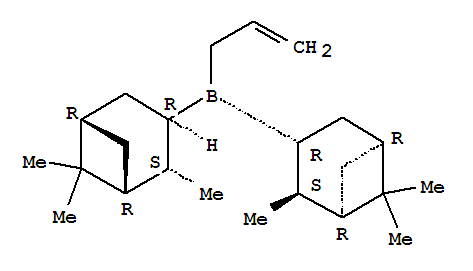Structure of (-)-IPC2B(ALLYL), 1M IN PENTANE