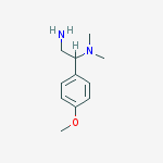 Structure of [2-AMINO-1-(4-METHOXYPHENYL)ETHYL]DIMETHYLAMINE
