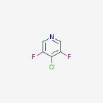 4-氯-3,5-二氟吡啶结构式