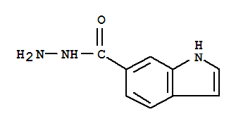 1H-吲哚-6-卡巴肼结构式