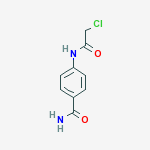 Structure of 4-(2-Chloro-acetylamino)-benzamide