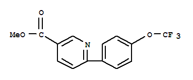Structure of 6-(4-Trifluoromethoxyphenyl)-nicotinic acid