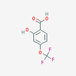 2-hydroxy-4-(trifluoromethoxy)benzoic Acid结构式