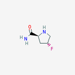 (2S,4R)-4-Fluoropyrrolidine-2-carboxamide结构式