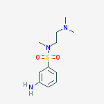 3-AMINO-N-((DIMETHYLAMINO)ETHYL)-N-METHYLBENZENESULFONAMIDE结构式