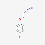 Structure of 3-(4-FLUOROPHENOXY)PROPIONITRILE  97