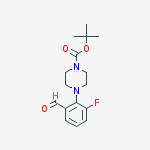 Structure of tert-Butyl 4-(2-fluoro-6-formylphenyl)piperazine-1-carboxylate