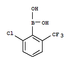 Structure of 2-CHLORO-6-(TRIFLUOROMETHYL)PHENYLBORONIC ACID